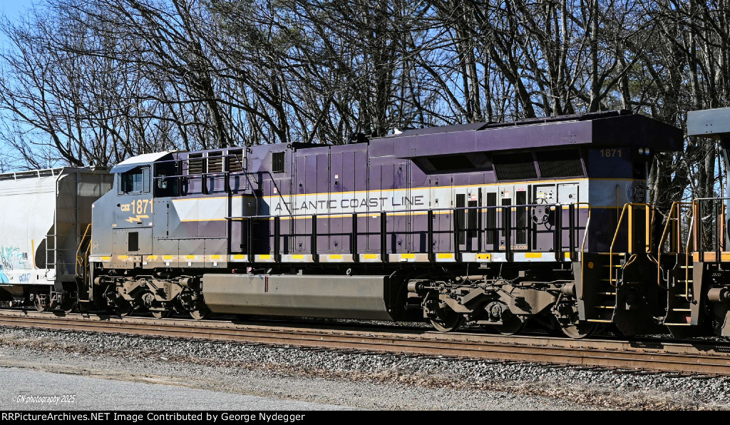 CSX 1871 Atlantic Coast heritage unit